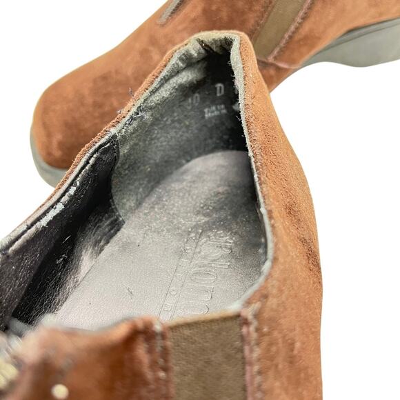 Blondo Chocolate Dark Brown Genuine Leather Suede Loafers Comfort Shoes 10 - Picture 14 of 16